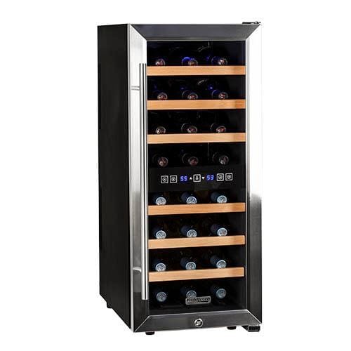 Koldfront 24 Bottle Free Standing Dual Zone Wine Cooler